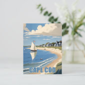 Cape Cod Massachusetts Postkarte (Stehend Vorderseite)