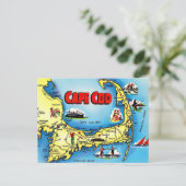 Cape Cod Massachusetts Postkarte (Stehend Vorderseite)