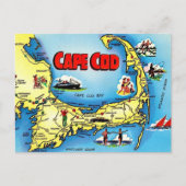 Cape Cod Massachusetts Postkarte (Vorderseite)