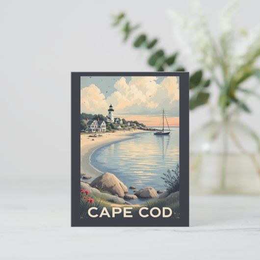 Cape Cod Massachusetts Postkarte (Stehend Vorderseite)