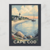 Cape Cod Massachusetts Postkarte (Vorderseite)
