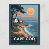 Cape Cod Massachusetts Postkarte (Vorderseite)