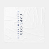 Cape Cod Massachusetts Preppy Coastal Home Style  Fleecedecke (Vorderseite (Horizontal))