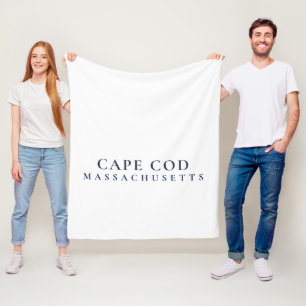 Cape Cod Massachusetts Preppy Küstenhaus-Stil  Fleecedecke