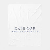 Cape Cod Massachusetts Preppy Küstenhaus-Stil  Fleecedecke (Vorderseite)
