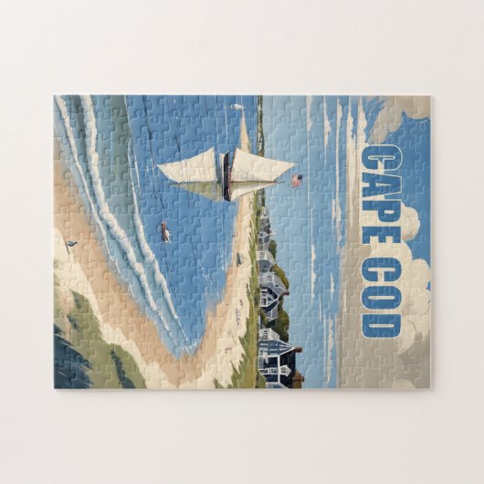 Cape Cod Massachusetts Puzzle (Horizontal)