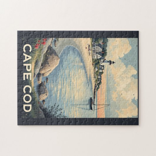 Cape Cod Massachusetts Puzzle (Horizontal)