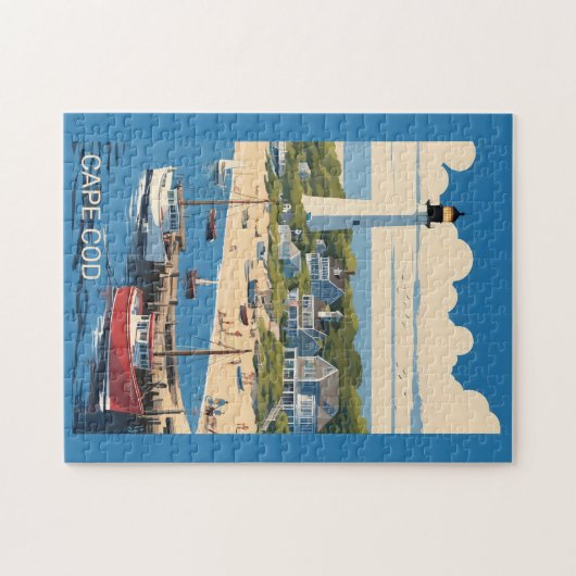 Cape Cod Massachusetts Puzzle (Horizontal)