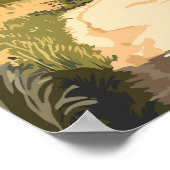 Cape Cod Massachusetts Reise Kunst Vintage Poster (Ecke)