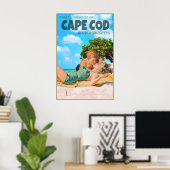 Cape Cod Massachusetts Reiseplakat Marilyn Poster (Heimbüro)