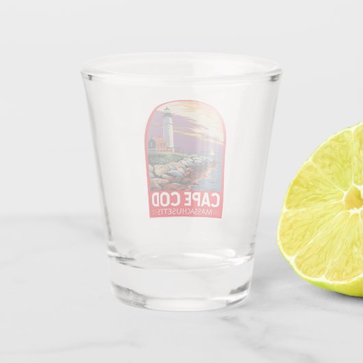 Cape Cod Massachusetts Schnapsglas (Rückseite)