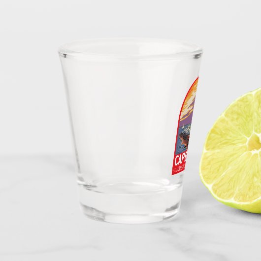 Cape Cod Massachusetts Schnapsglas (Links)