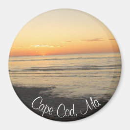 Cape Cod, Massachusetts Sunset Souvenir Magnet