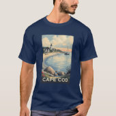 Cape Cod Massachusetts T-Shirt (Vorderseite)