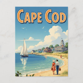 Cape Cod Massachusetts Travel Postkarte