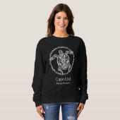 Cape Cod Massachusetts - Tribal Turtle Sweatshirt (Vorne ganz)