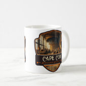 Cape Cod, Massachusetts | VINTAG Kaffeetasse (VorderseiteRechts)