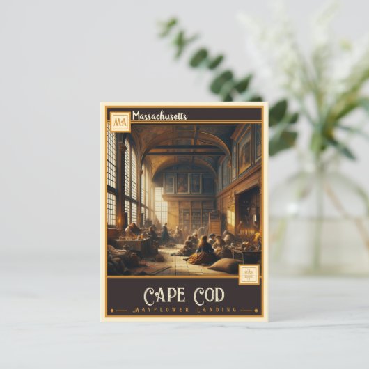 Cape Cod, Massachusetts | VINTAG Postkarte (Stehend Vorderseite)