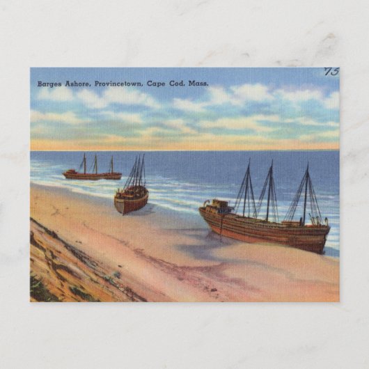 Cape Cod Massachusetts Vintage Postkarte (Vorderseite)