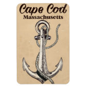 Cape Cod Massachusetts Vintage Reiseplakat Magnet (Vertikal)