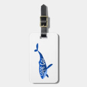 Cape Cod Massachusetts Whale Gepäckanhänger (Vorderseite vertikal)