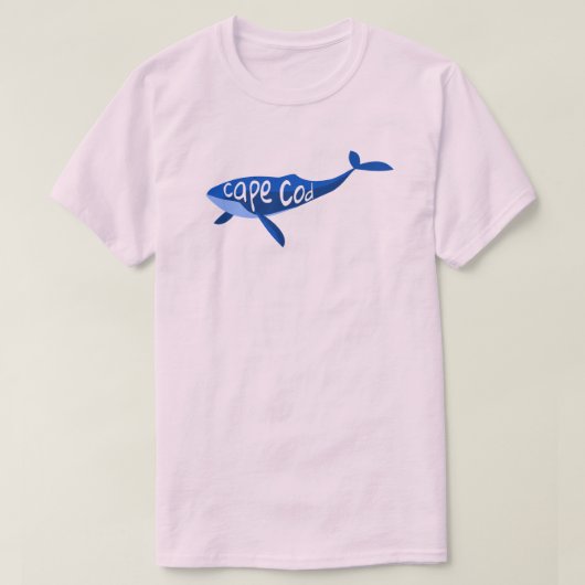 Cape Cod Massachusetts Whale T-Shirt (Design vorne)