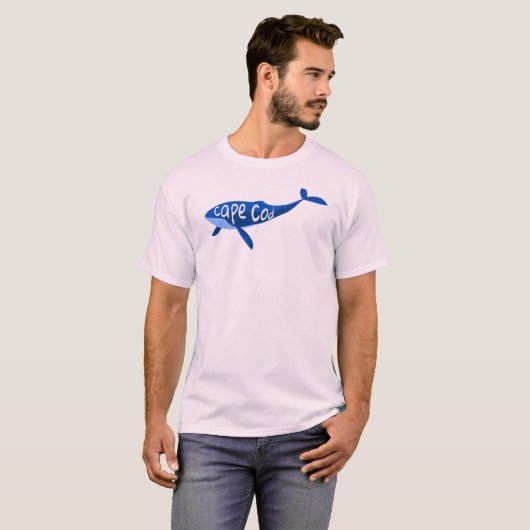 Cape Cod Massachusetts Whale T-Shirt (Vorne ganz)