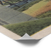 Cape Cod, MassachusettsAussicht auf die Bourne-Brü Poster (Ecke)