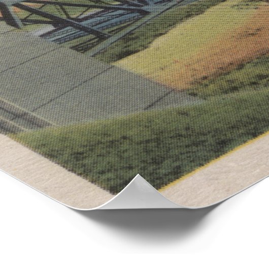 Cape Cod, MassachusettsAussicht auf die Bourne-Brü Poster (Ecke)