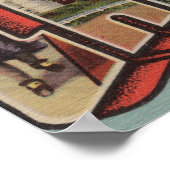 Cape Cod, MassachusettsGroße Buchstabenszenen Poster (Ecke)