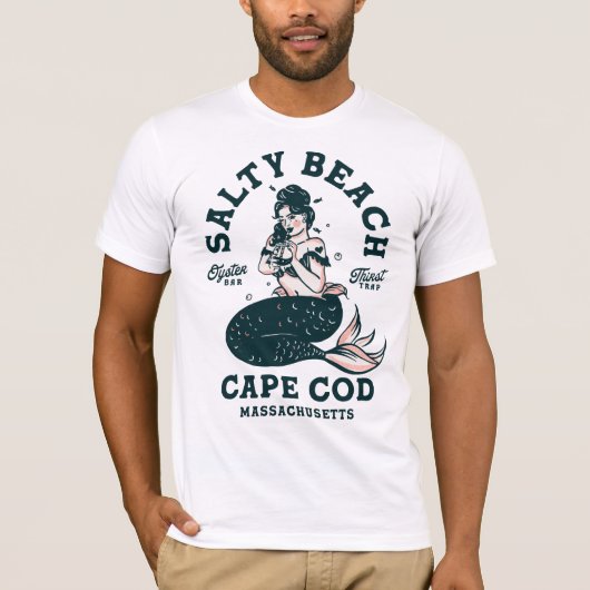 Cape Cod Mermaid Shirt Herren-Damen-Tauchgeschenk (Vorderseite)