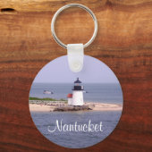 Cape Cod Nantucket MA Leuchtturm Schlüsselkette Schlüsselanhänger (Vorderseite)