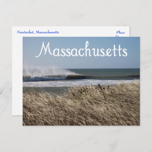 Cape Cod Nantucket, Massachusetts Postkarte (Vorne/Hinten)