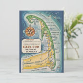 Cape Cod National Seashore 5x7 Postcard Dankeskarte (Stehend Vorderseite)