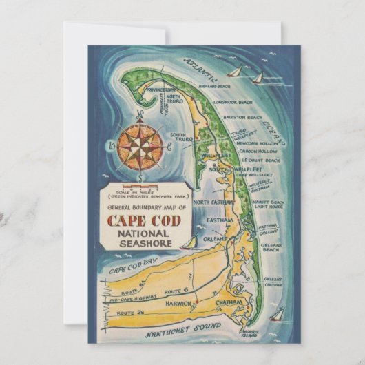 Cape Cod National Seashore 5x7 Postkarte (Vorderseite)