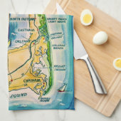 Cape Cod National Seashore  Geschirrtuch (Viertel Falte)