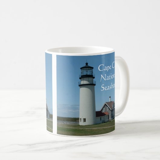 Cape Cod National Seashore, Highland Lighthouse MA Kaffeetasse (VorderseiteRechts)