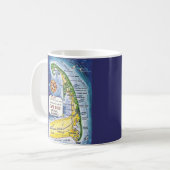 Cape Cod National Seashore Karte Tasse (Vorderseite Links)