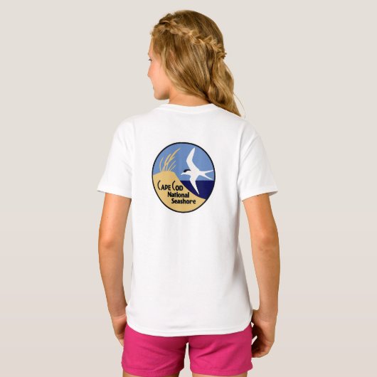 Cape Cod National Seashore Kinder T-Shirt (Schwarz voll)