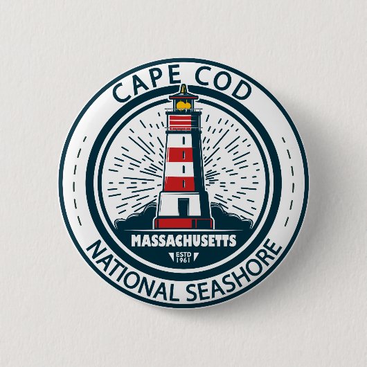 Cape Cod National Seashore Massachusetts Abzeichen Button (Vorderseite)