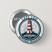 Cape Cod National Seashore Massachusetts Abzeichen Button (Vorne & Hinten)