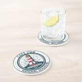 Cape Cod National Seashore Massachusetts Abzeichen Getränkeuntersetzer (Seite)