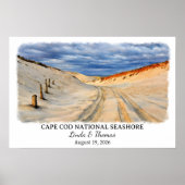 Cape Cod National Seashore Massachusetts Aquarell Poster (Vorne)