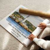 Cape Cod National Seashore Massachusetts Aquarell Poster