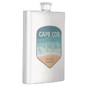 Cape Cod National Seashore Massachusetts Seagulls Flachmann (Rechts)