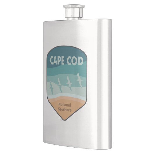 Cape Cod National Seashore Massachusetts Seagulls Flachmann (Links)