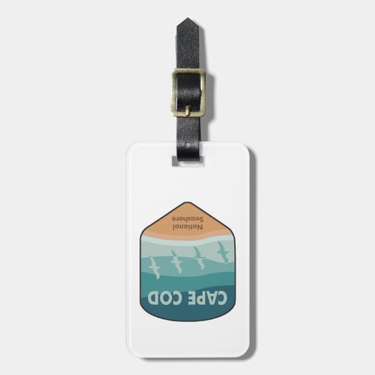 Cape Cod National Seashore Massachusetts Seagulls Gepäckanhänger (Vorderseite vertikal)