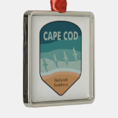 Cape Cod National Seashore Massachusetts Seagulls Ornament Aus Metall (Rechts)