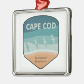 Cape Cod National Seashore Massachusetts Seagulls Ornament Aus Metall (Links)