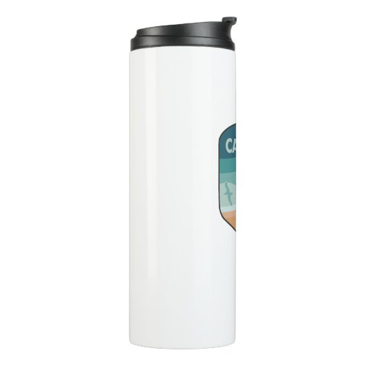 Cape Cod National Seashore Massachusetts Seagulls Thermosbecher (Nach links gedreht)